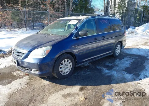 2005 Honda Odyssey Lx из США, поврежденный, VIN 5FNRL38275B058122